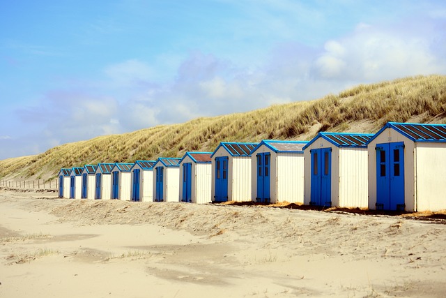 Strandhuisjes op Texel